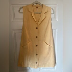 Free People Nue mini vest dress